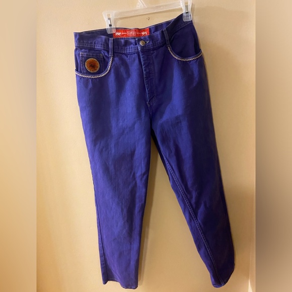 Santana purple jeans - 36” waist - Picture 2 of 12